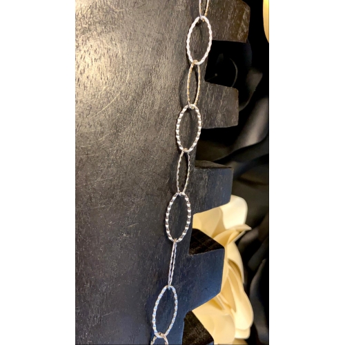 Chaîne argent avec maillons...