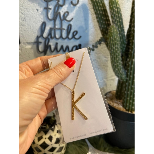 Collier lettre K
