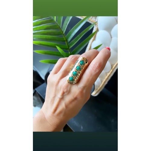 Bague réglable dorée...